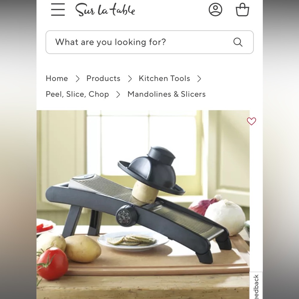 OXO Black and Silver Mandoline Slicer